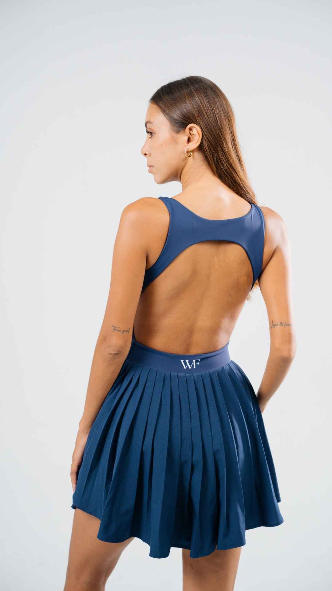 Padel Dress Courtney navy - YOUR WILDFORCE