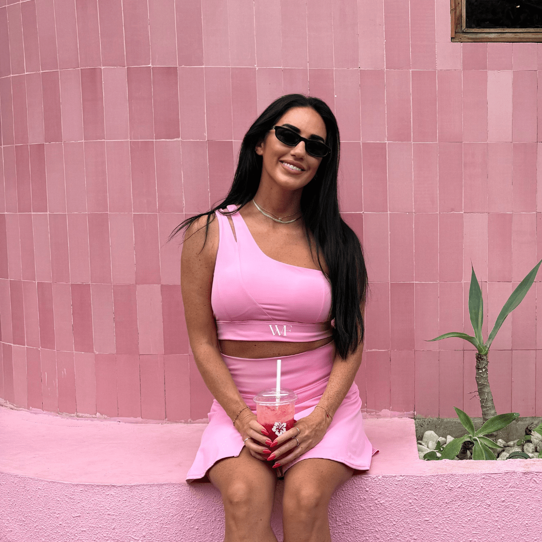 Padel Sport Bra Court Rose chique - YOUR WILDFORCE