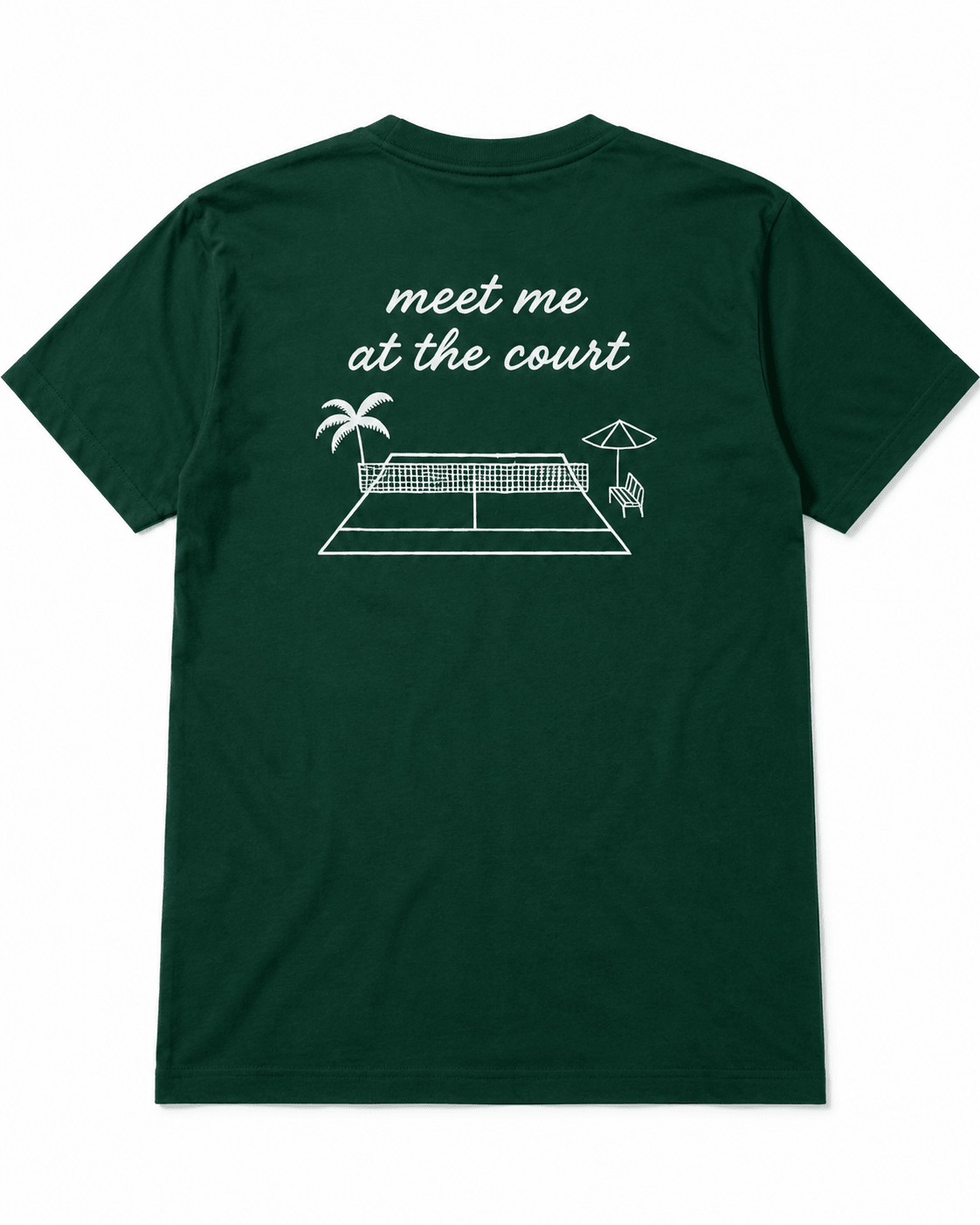 Padel T-shirt Club Padel green oversized unisex - YOUR WILDFORCE