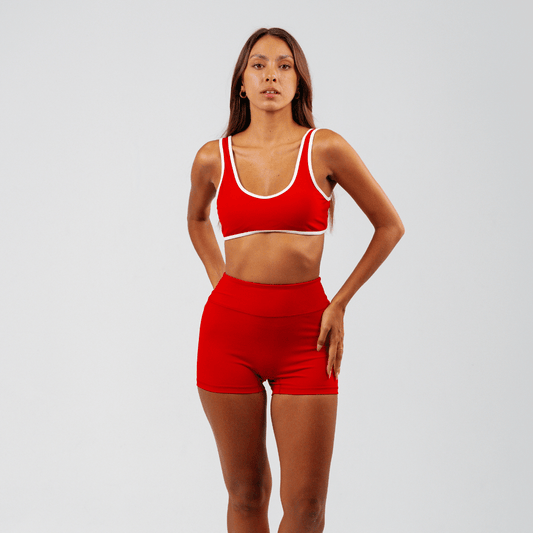 Cinta Red Sport Short - YOUR WILDFORCE