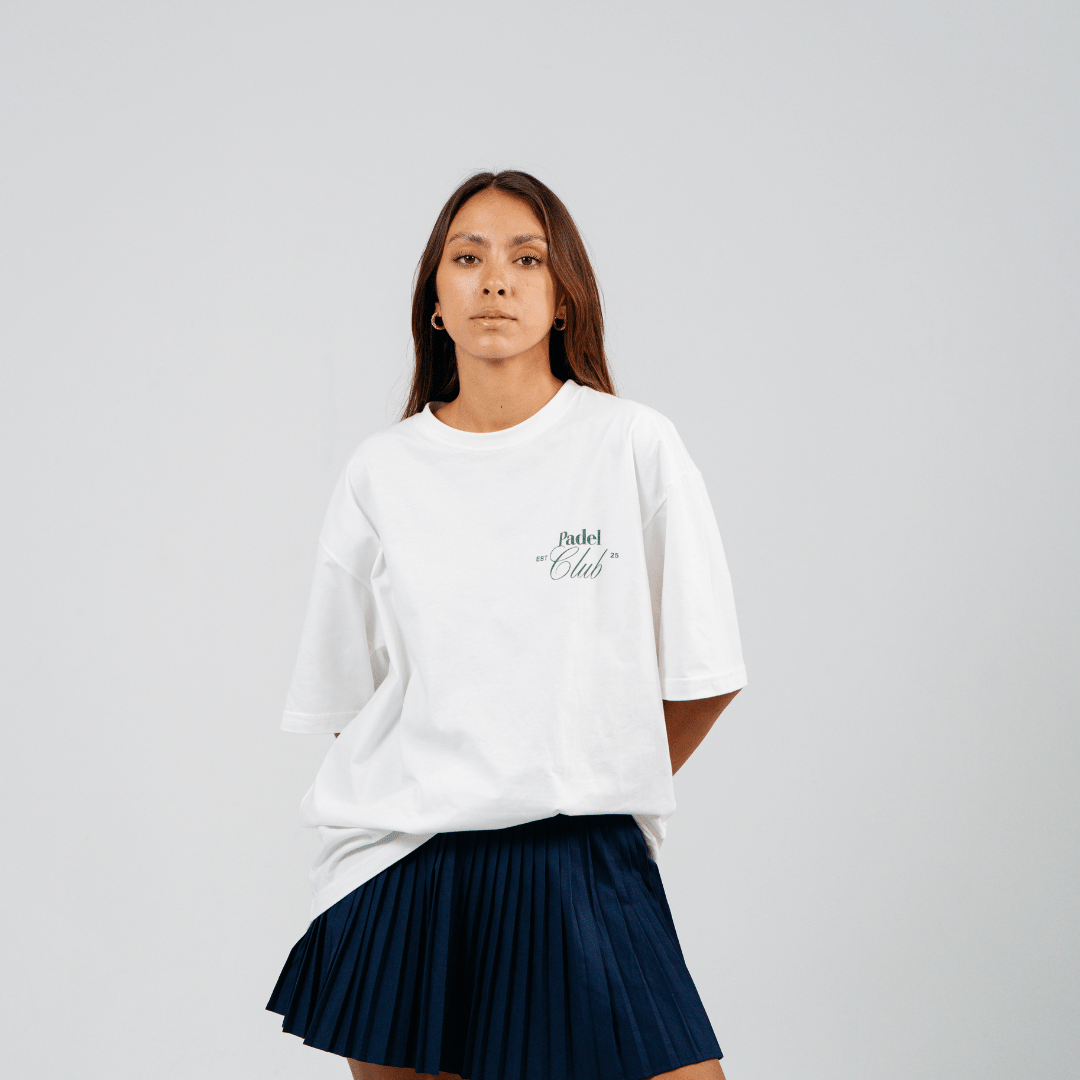 Club Padel T-shirt wit - YOUR WILDFORCE