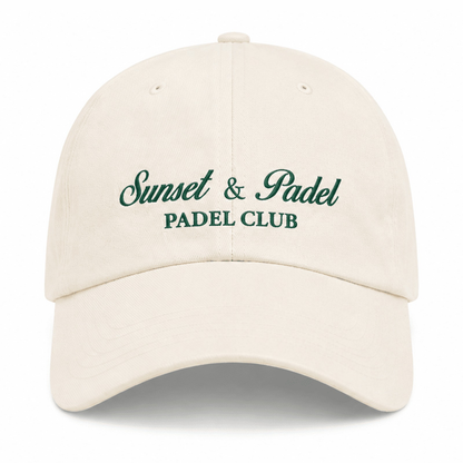 Padel cap Sunset and Padel off-white - YOUR WILDFORCE