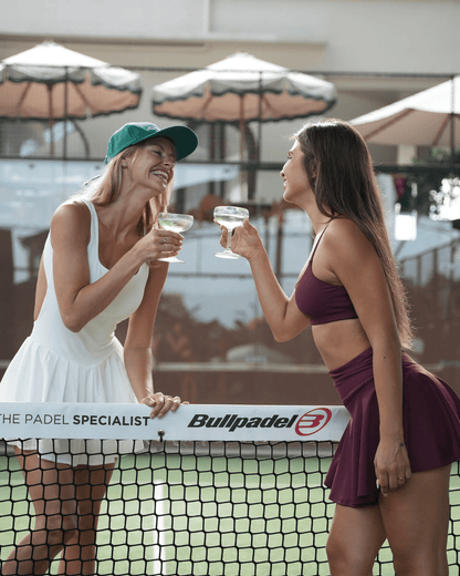 Padelrok dames Rosewood bordeaux met binnenbroek - YOUR WILDFORCE