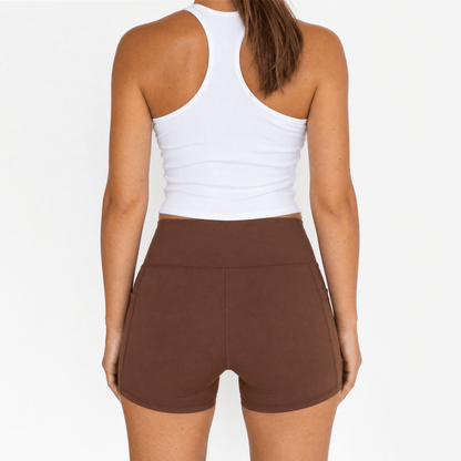 Sports shorts women Terra brown - YOUR WILDFORCE