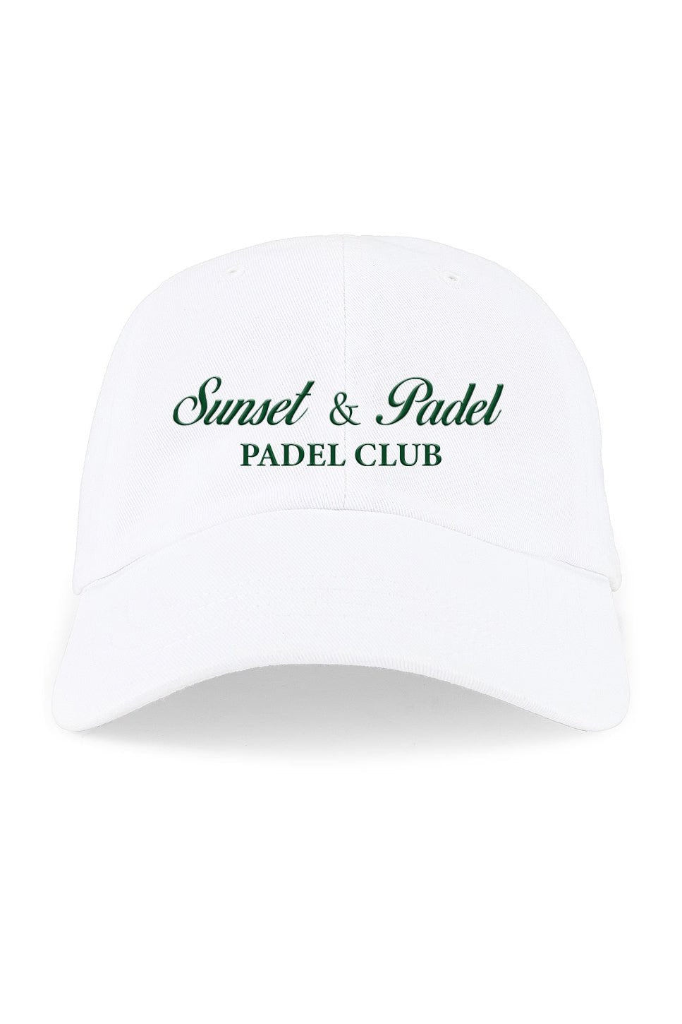 Sunset & Padel Cap White - YOUR WILDFORCE